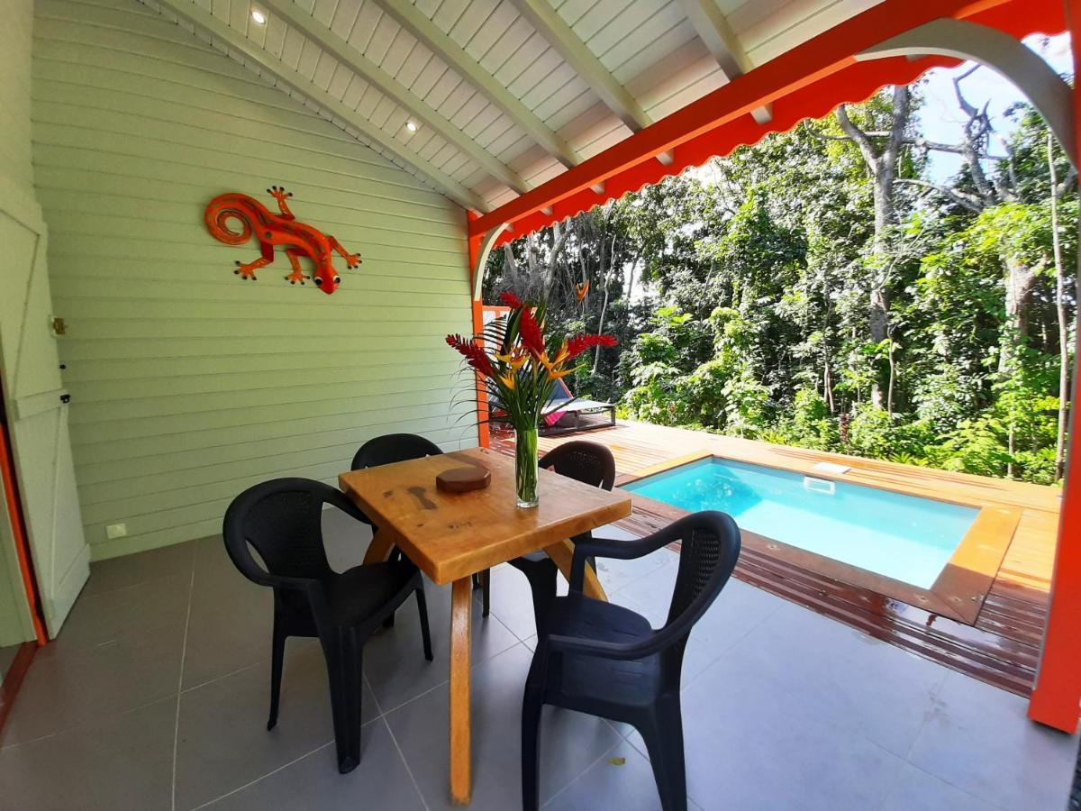 Caraibes Cottages Corail Piscine Privee A 900M De La Plage De Grande Anse Deshaies Bagian luar foto