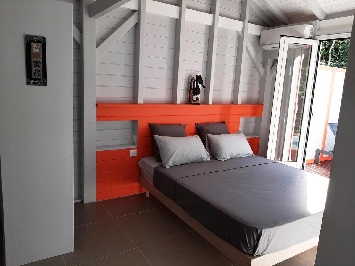 Caraibes Cottages Corail Piscine Privee A 900M De La Plage De Grande Anse Deshaies Bagian luar foto