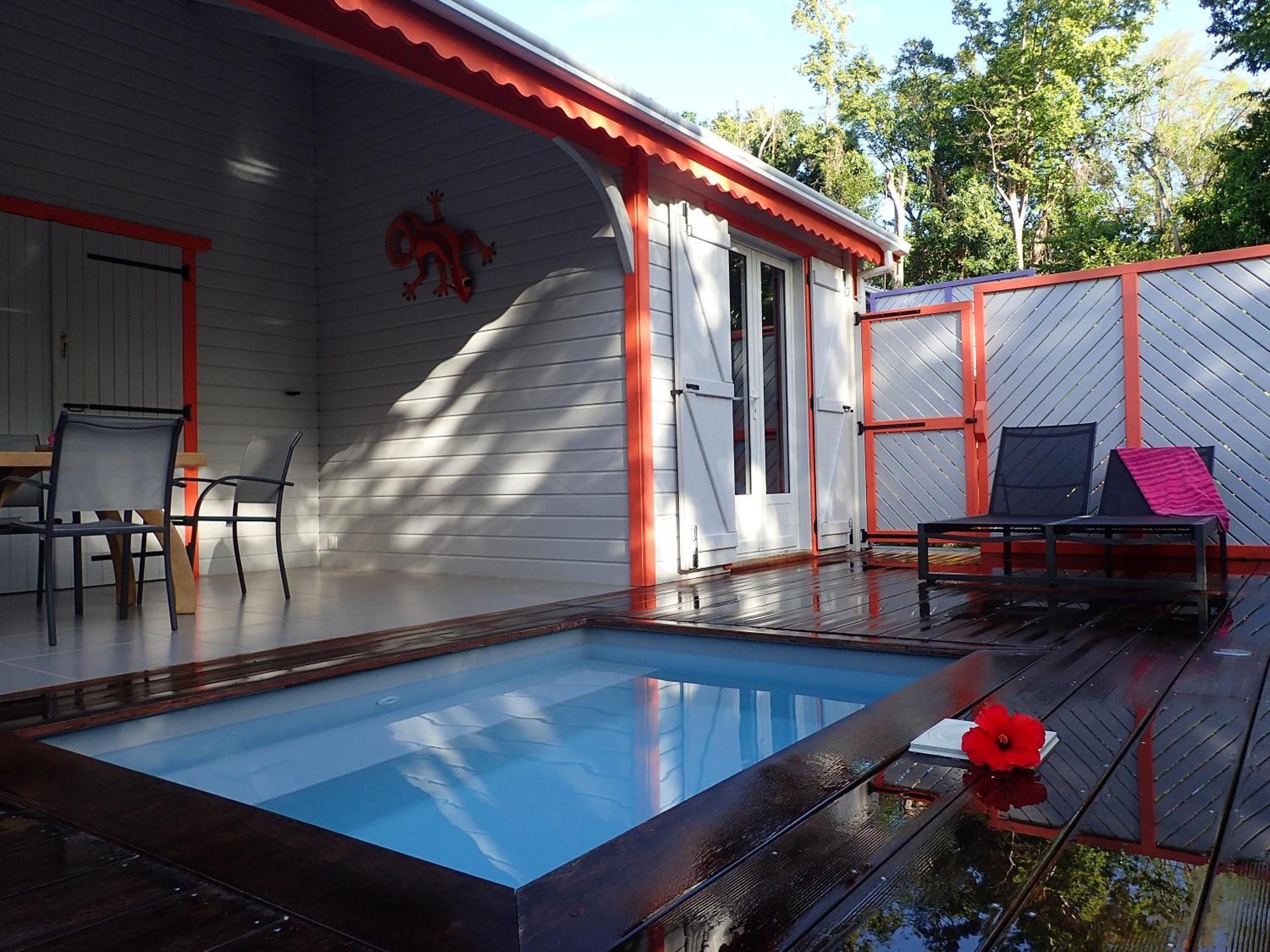 Caraibes Cottages Corail Piscine Privee A 900M De La Plage De Grande Anse Deshaies Bagian luar foto
